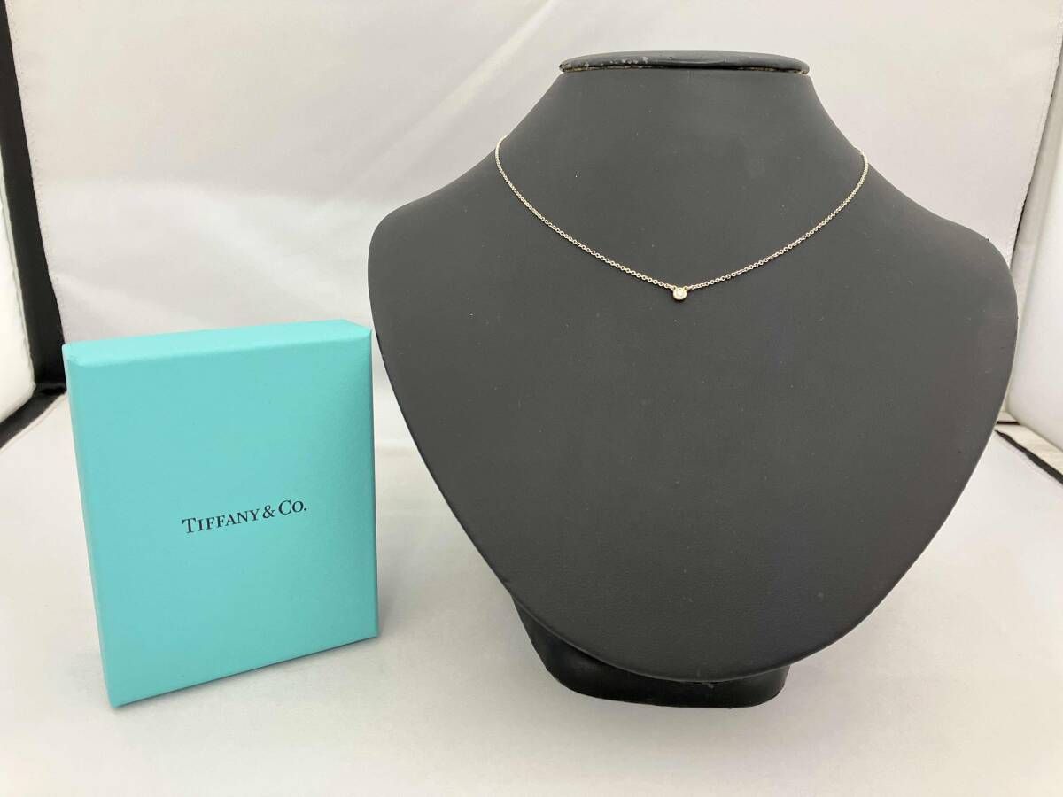 TIFFANY&Co. (T&Co.) ネックレス　SV 約41cm 約1.5g バイザヤード　箱付