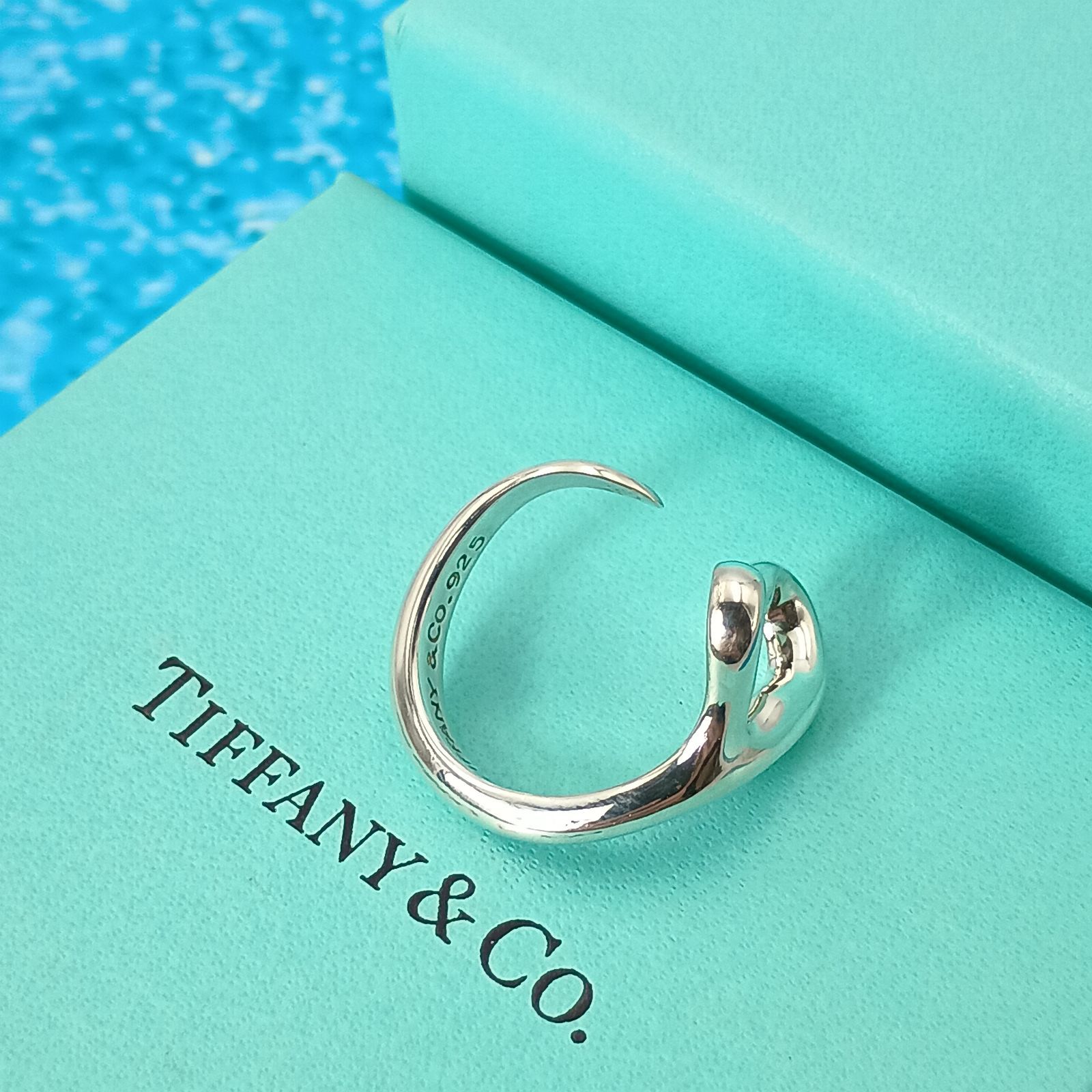 TIFFANY&Co. ティファニー 13号 オープンハート リング 指輪 