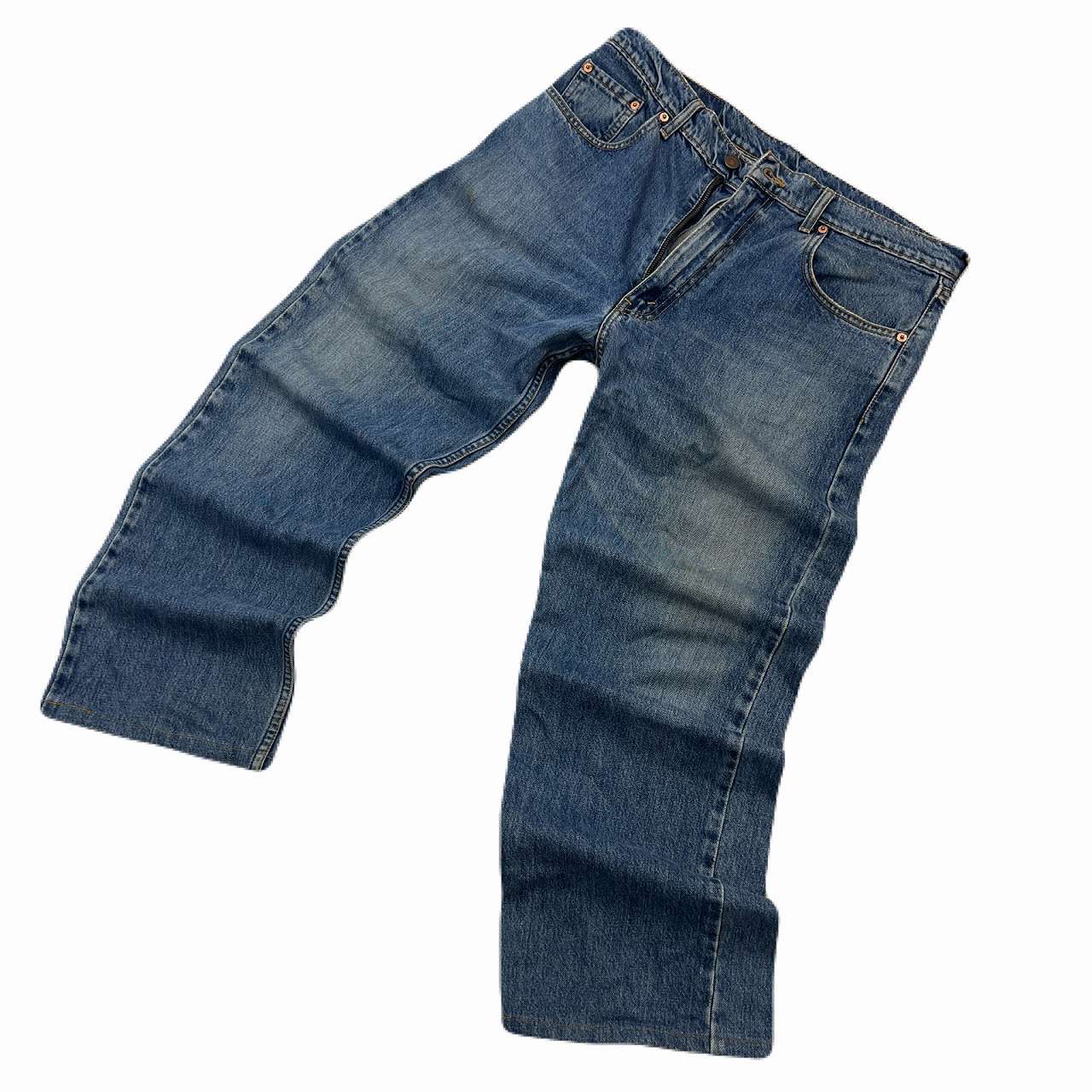 リーバイス 519 デニムパンツ メンズ W36 ストレート インディゴブルー 色落ち 90s ヴィンテージ ジーンズ 定番
