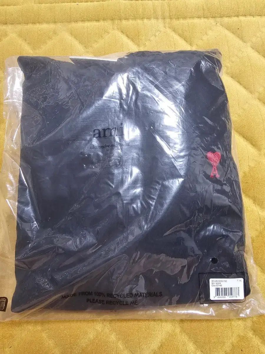 アミ スモール ハート ブラック フーディー Tシャツ XL 新品