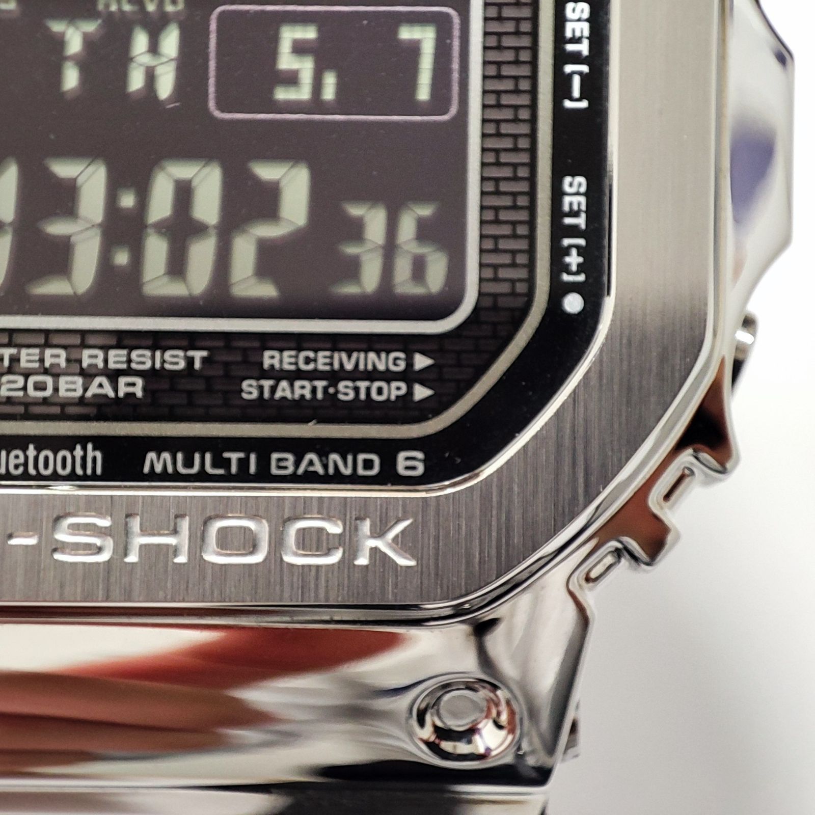美品☆保証残半年超☆CASIO G-SHOCK GMW-B5000-1JF フルメタル5000 