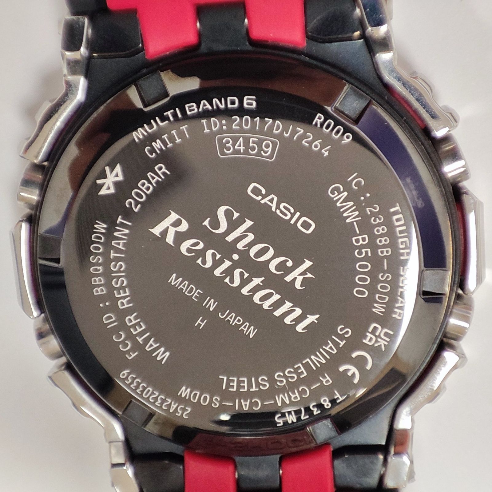美品☆保証残半年超☆CASIO G-SHOCK GMW-B5000-1JF フルメタル5000 