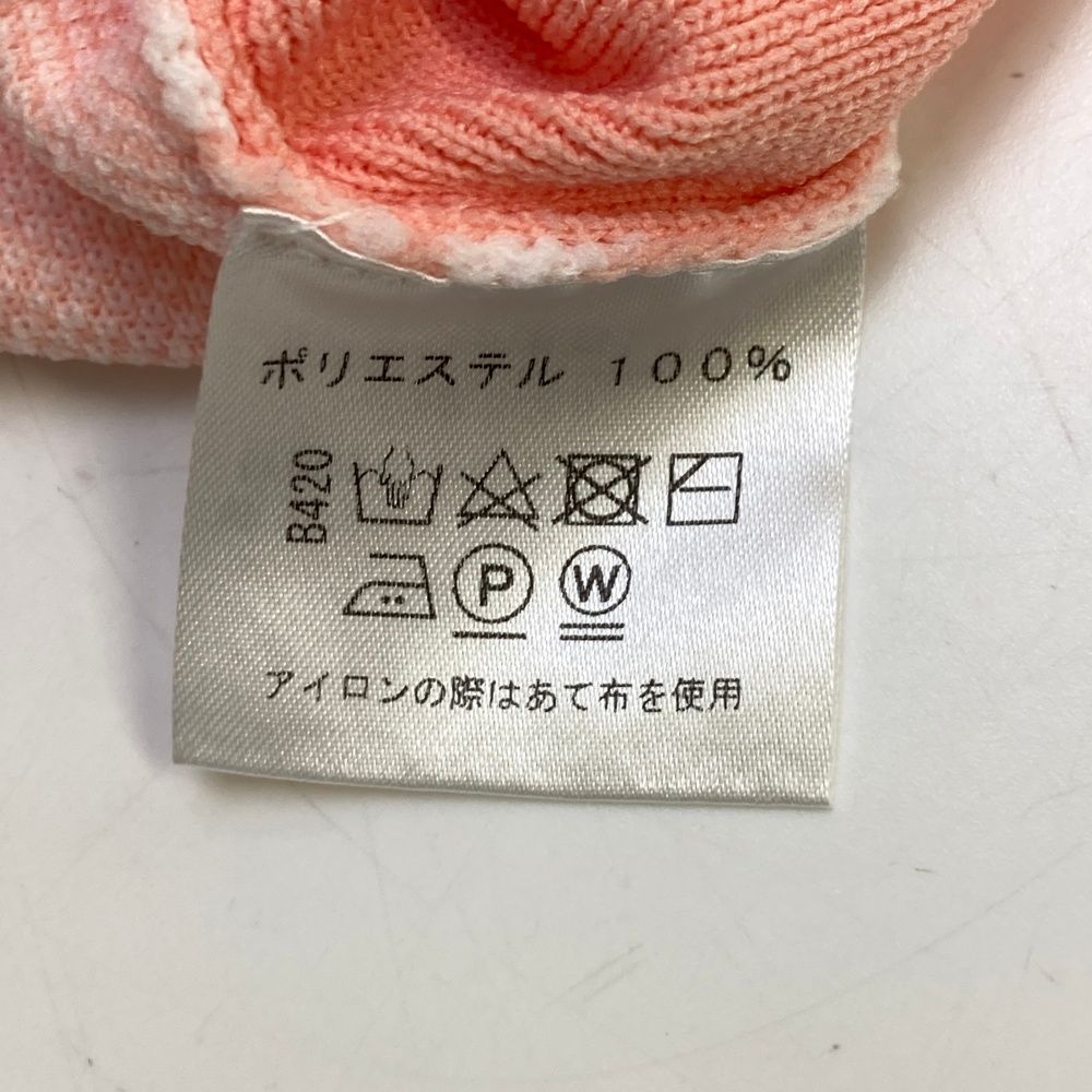 サイズ：38 VIVA HEART ビバハート 半袖ニットセーター 総柄 ピンク系