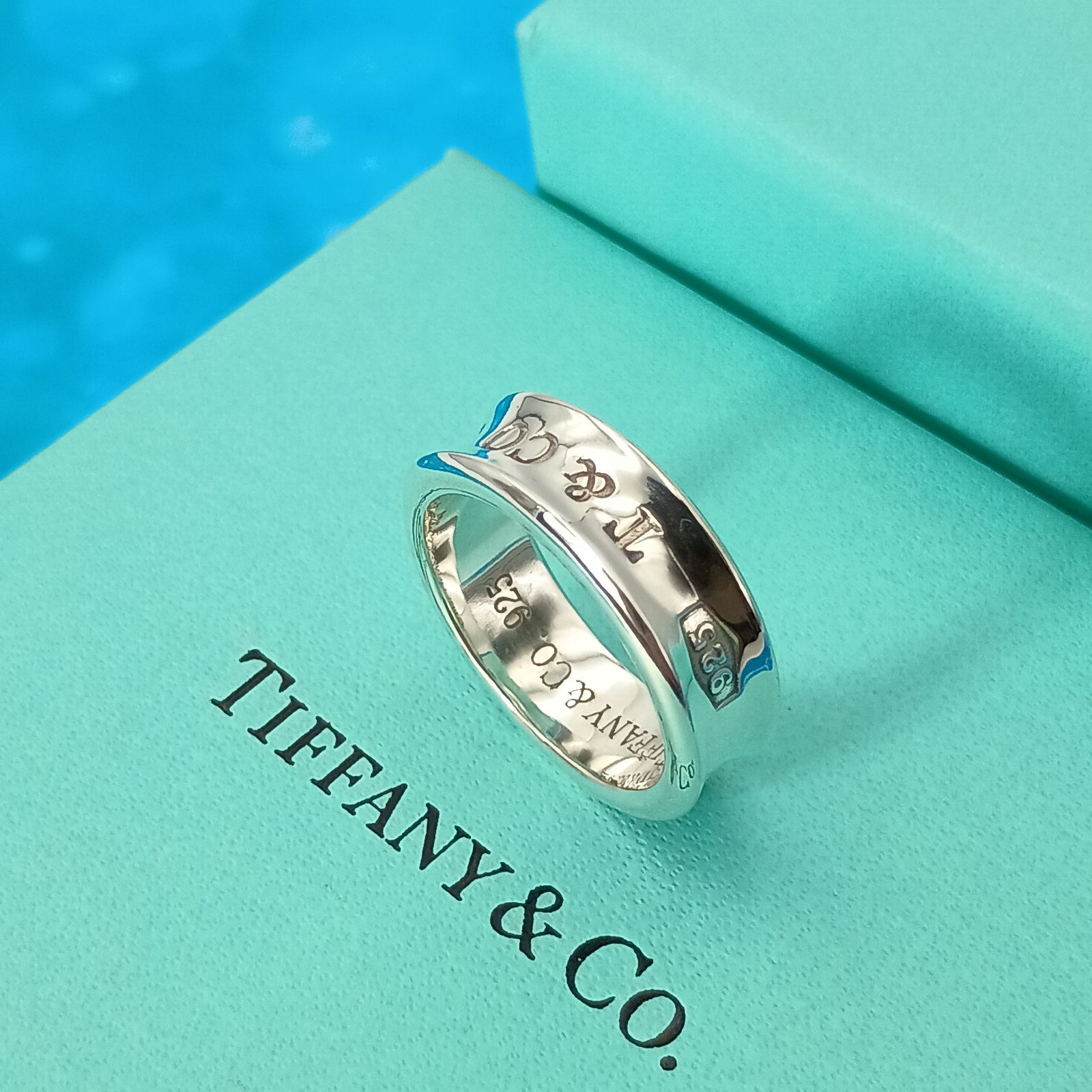 TIFFANY&Co. ティファニー 13号 ナローリング レディース メンズ