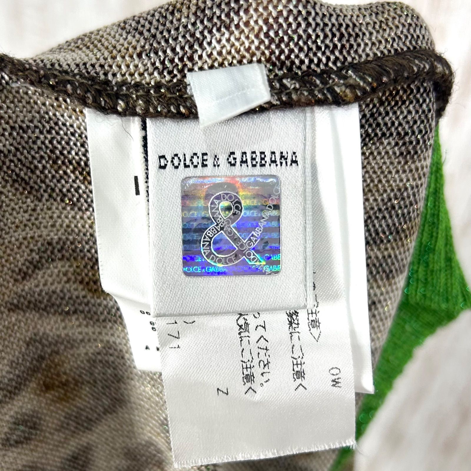 美品 00s D&G DOLCE&GABBANA ドルチェアンドガッバーナ レオパード