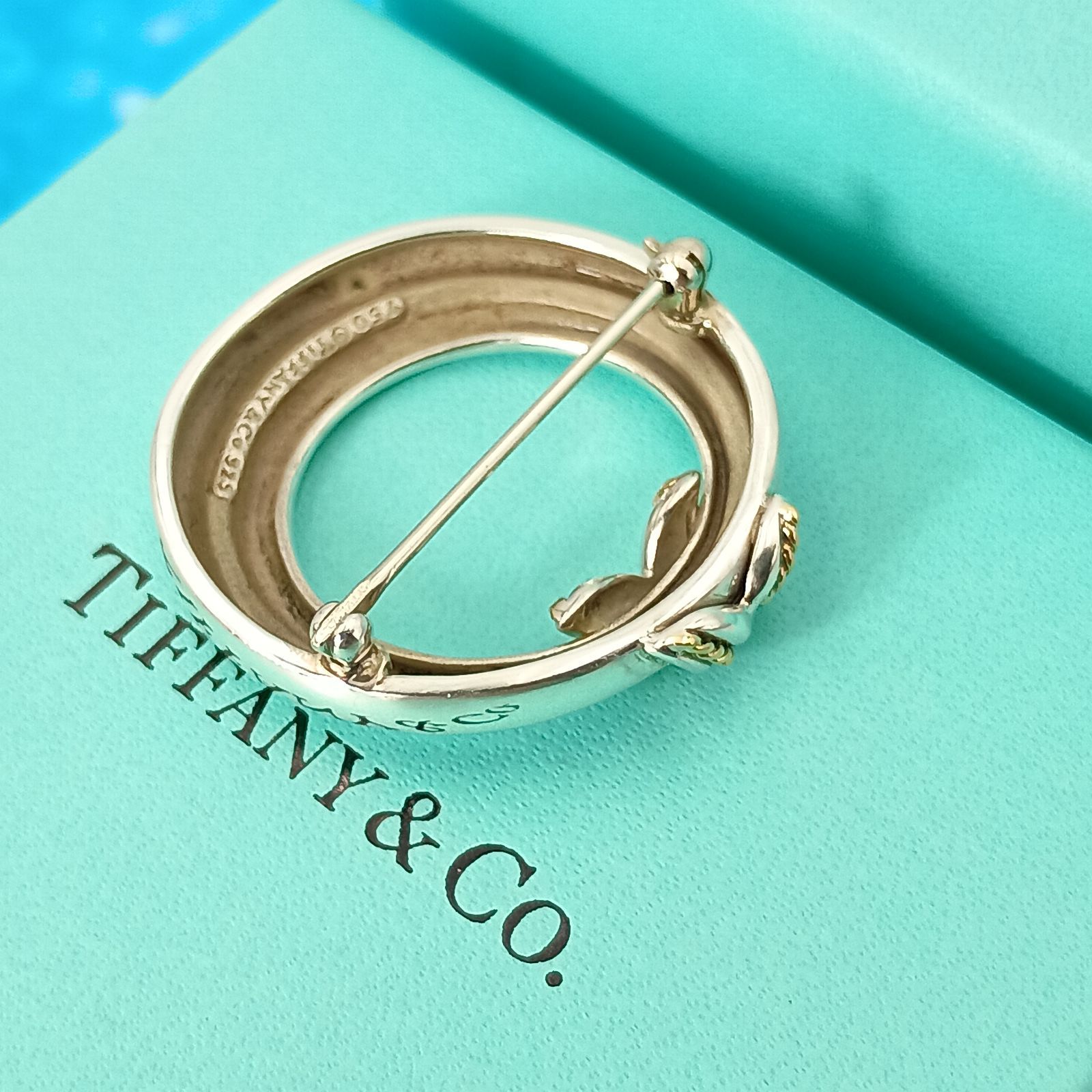 TIFFANY&Co. ティファニー シグネチャー コンビ ブローチ レディース