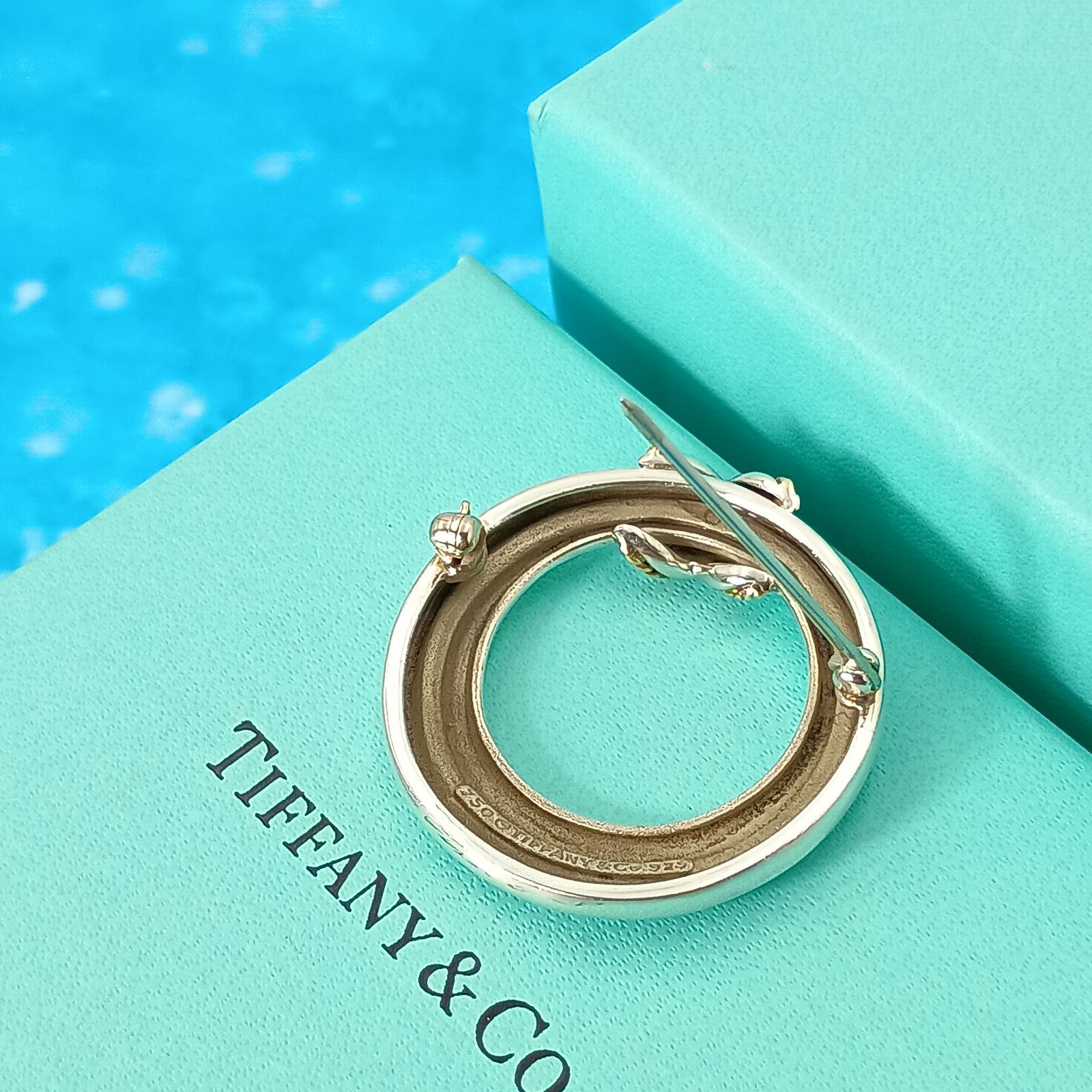 TIFFANY&Co. ティファニー シグネチャー コンビ ブローチ レディース