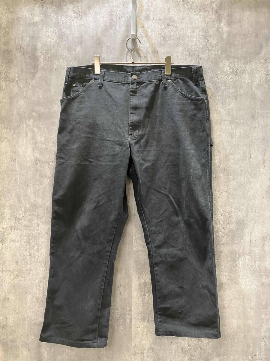 DICKIES ディッキーズ ワークワイドデニムパンツ ペインターパンツ ブラック W44