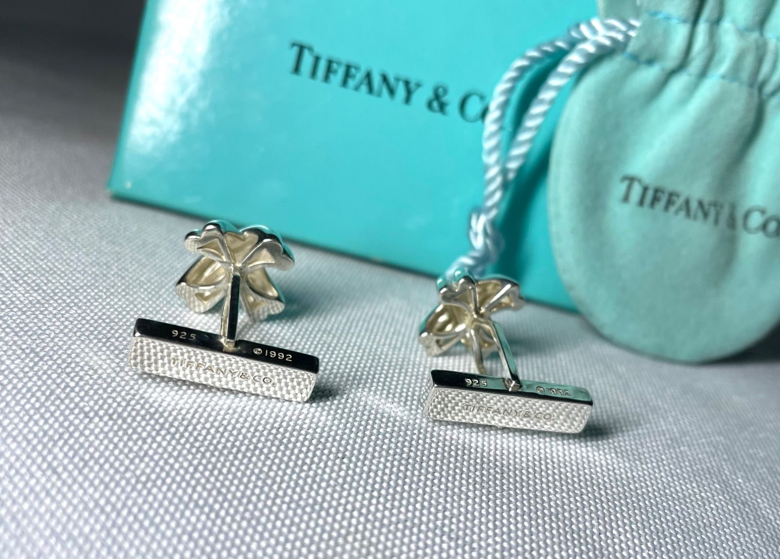 美品 廃盤 Tiffany ティファニー シグネチャークロス スターリング
