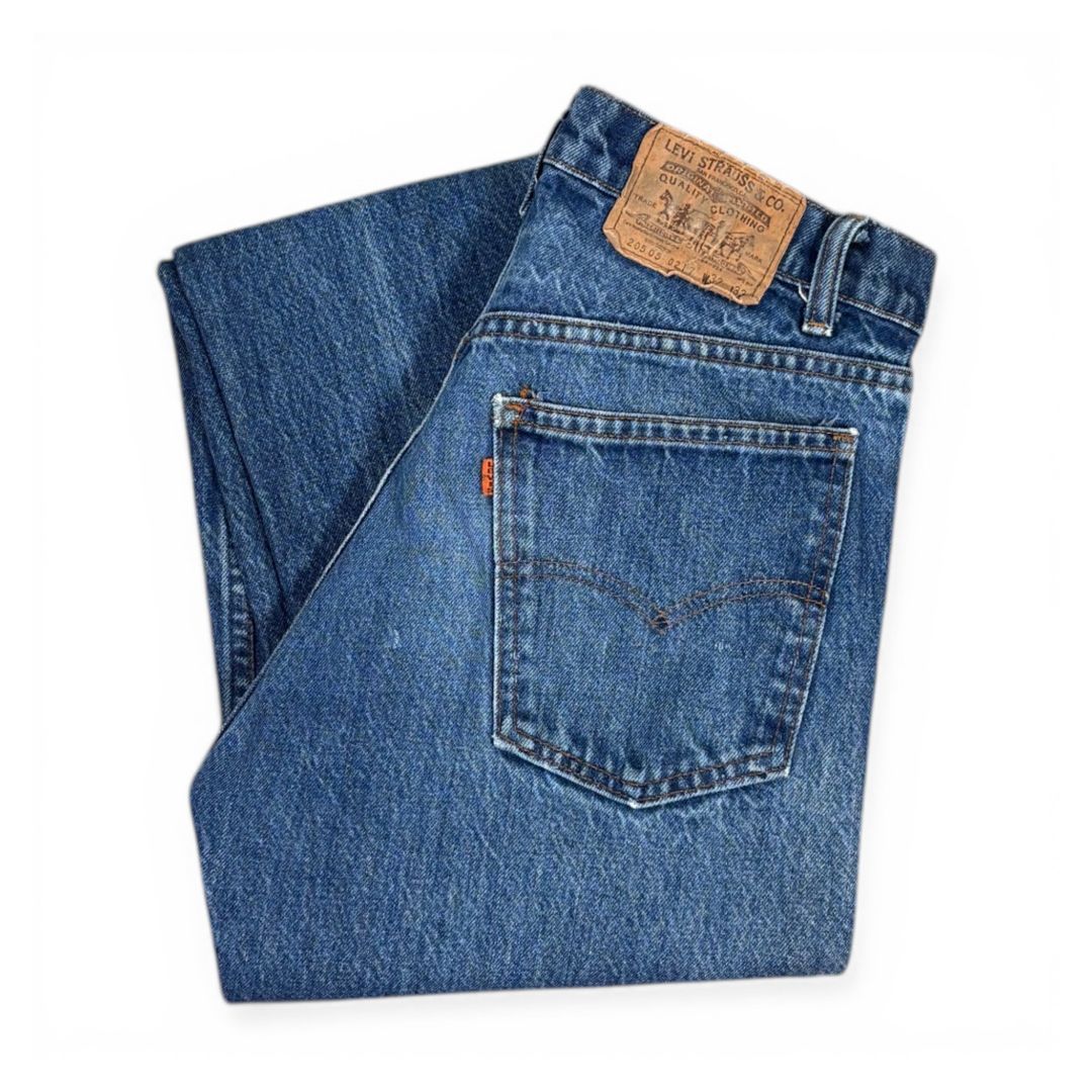 80s リーバイス 505 USA製 ヴィンテージ ジーンズ タロン42 ストレート デニムパンツ Levis サイズW32 古着 EA0351 16,117円