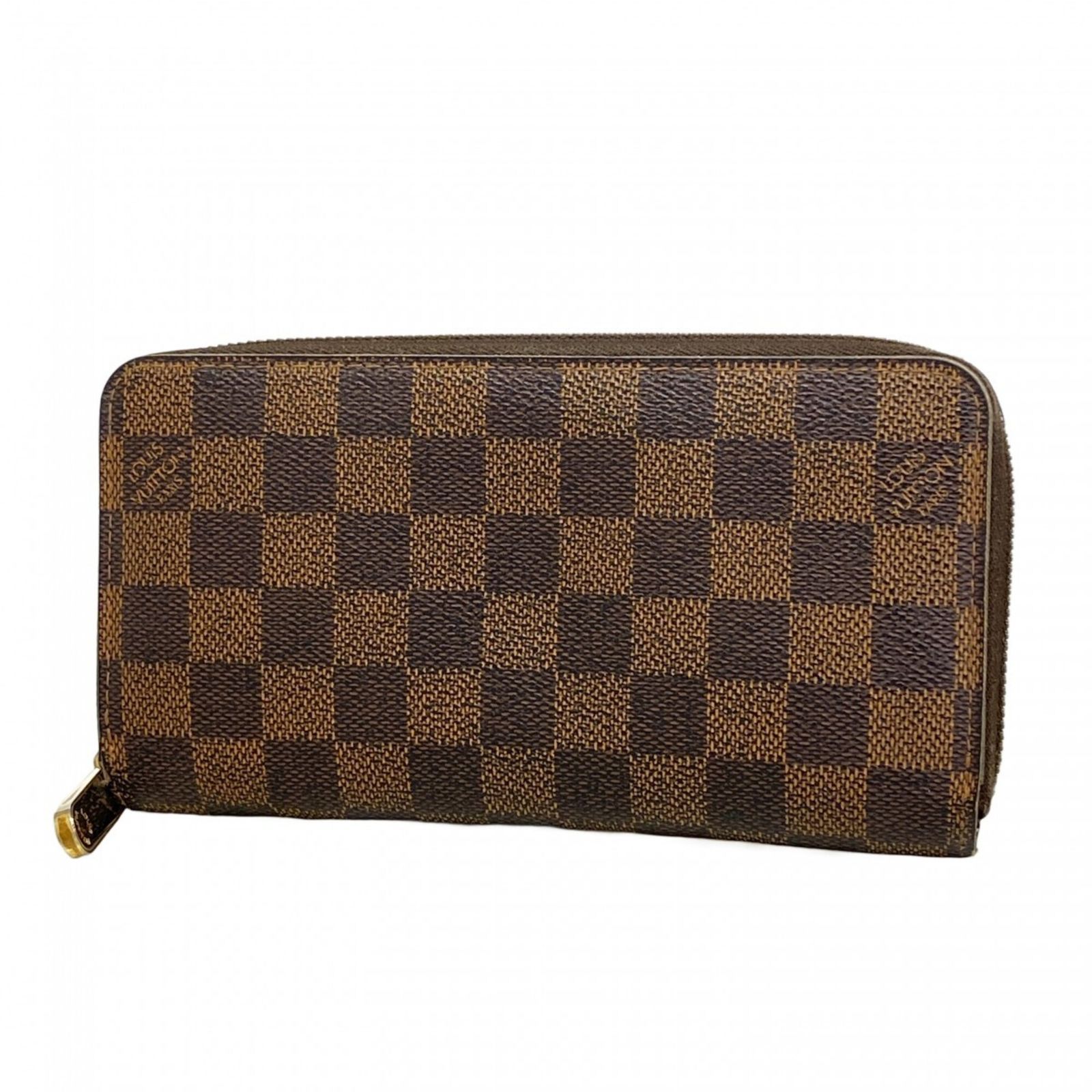 ルイ・ヴィトン(Louis Vuitton) ルイ・ヴィトン 長財布 ダミエ ジッピーウォレット N60015 エベヌメンズ レディース
