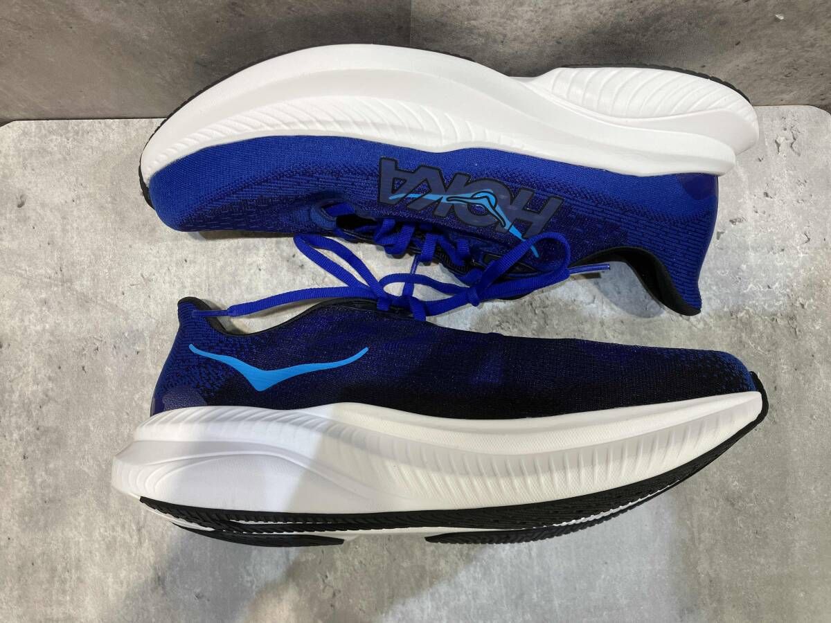 HOKA ホカオネオネ Mach6 ランニングシューズ ネイビー サイズ27.5cm