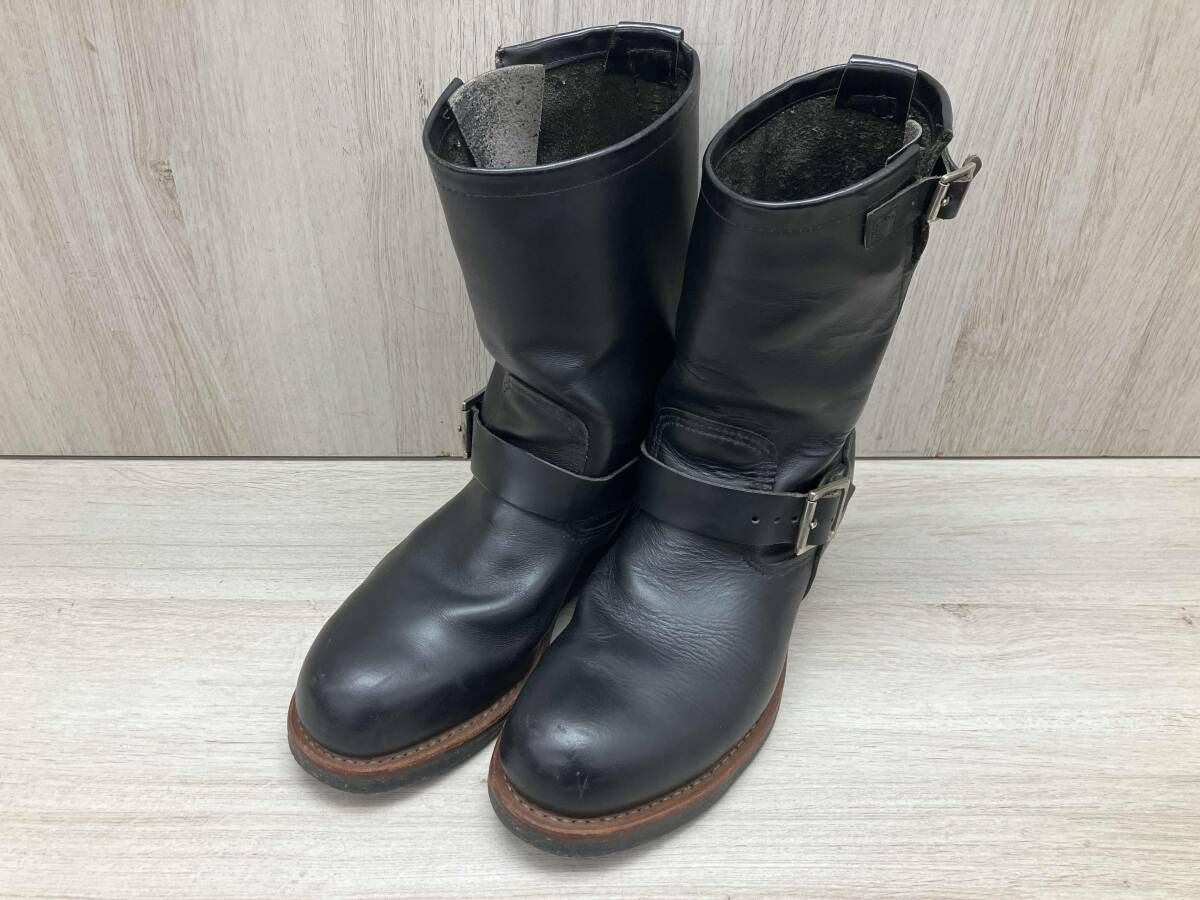 RED WING/レッドウィング 2268 エンジニアブーツ ブラッククローム スチールトゥ USA製 経年変化 バイカー 2011年製 28cmD