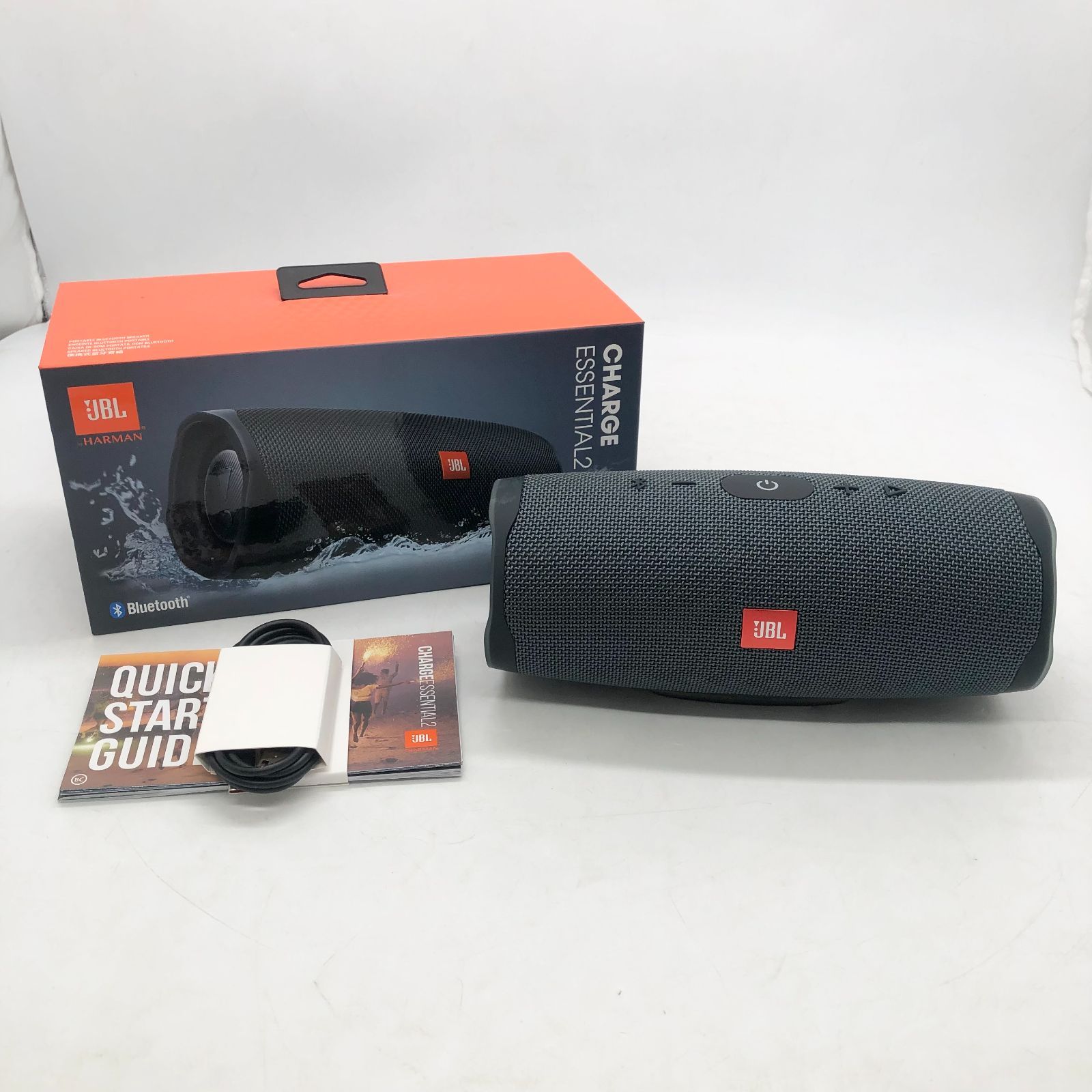 ◎S021 JBL CHARGE ESSENTIAL 2 ワイヤレススピーカー アウトドア 黒 (ma)