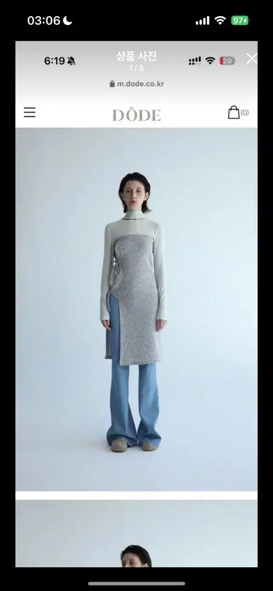 dode レイヤード トップス ドレス