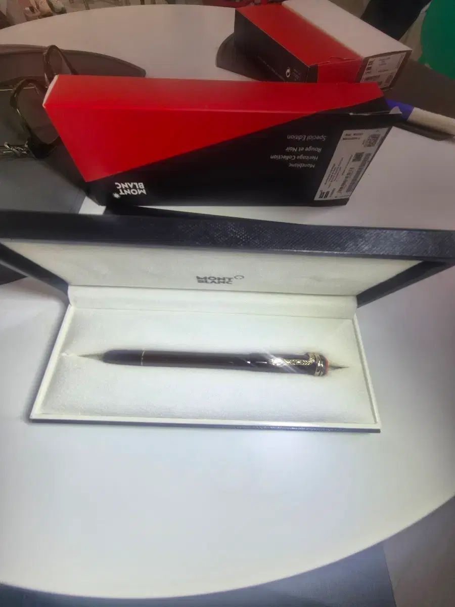 MONT BLANC ルージュ アンド ノワール 万年筆 ブラウン