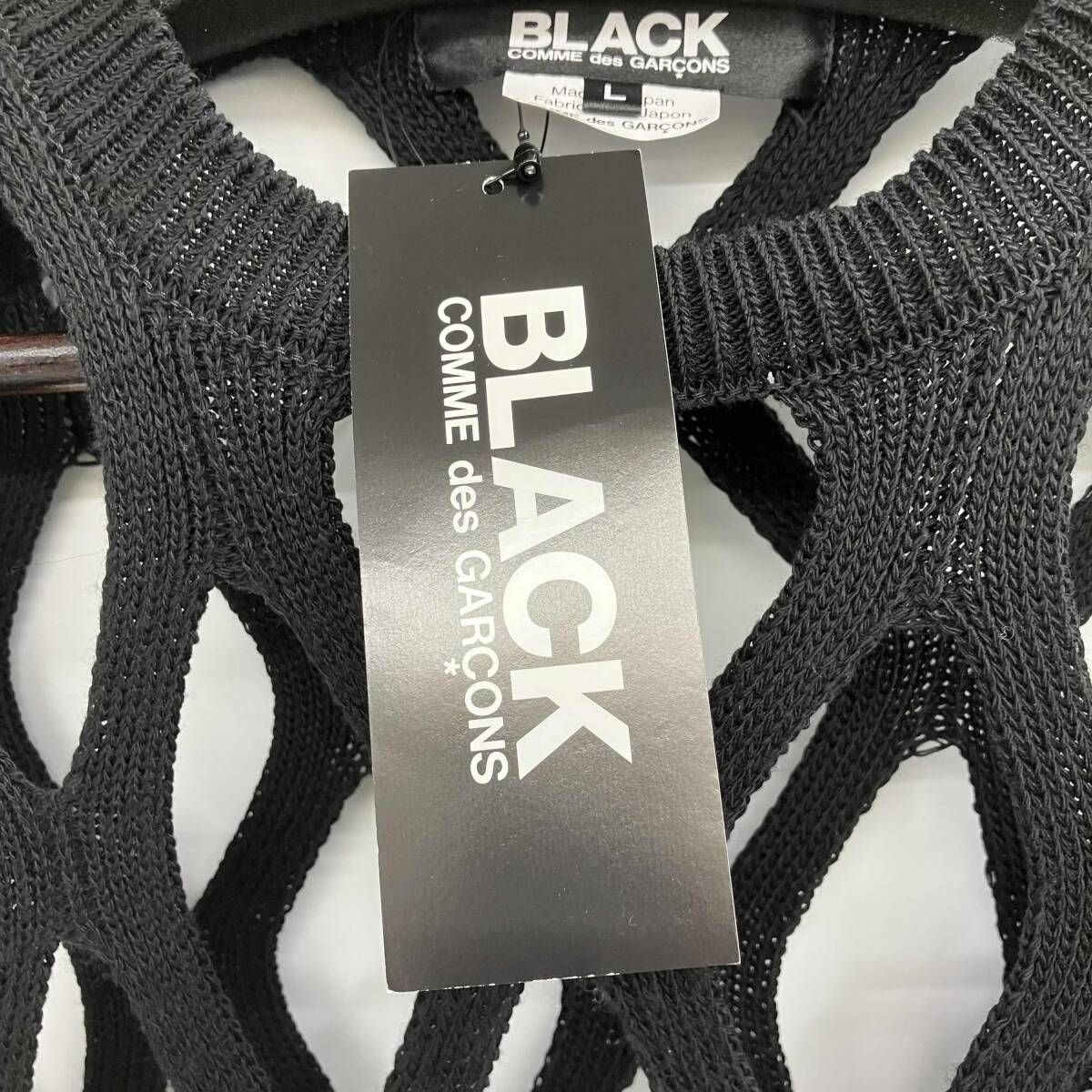 BLACK COMME des GARCONS/ブラックコムデギャルソン／長袖ニット/24SS 