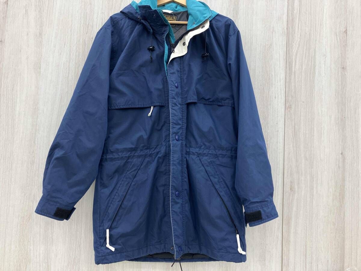 Eddie bauer Sサイズ マウンテンパーカー　黒タグ　ブルー