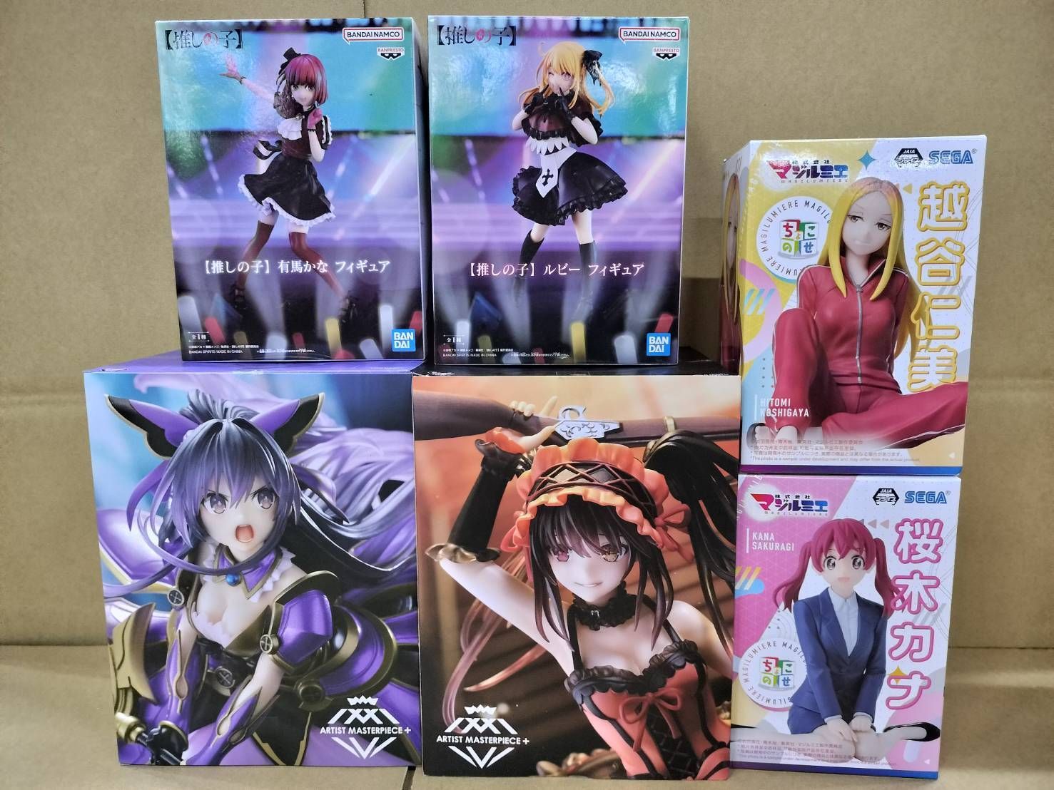 H26050705 美少女フィギュア 6点セット まとめ売り 夜刀神十香 時崎狂 H26050705 美少女フィギュア 6点セット まとめ売り 夜刀神十香 時崎狂
