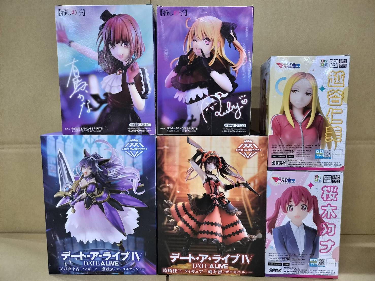 美少女フィギュア １５点セット H26050705 美少女フィギュア 6点セット まとめ売り 夜刀神十香 時崎狂