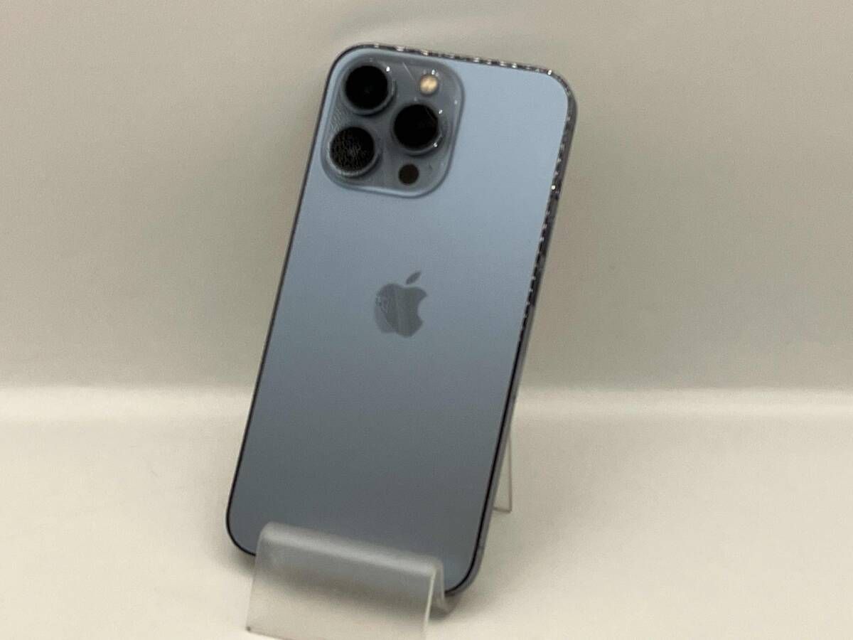 MLUU3J/A iPhone 13 Pro 256GB シエラブルｰ SIMフリｰ-クチン3回目接種