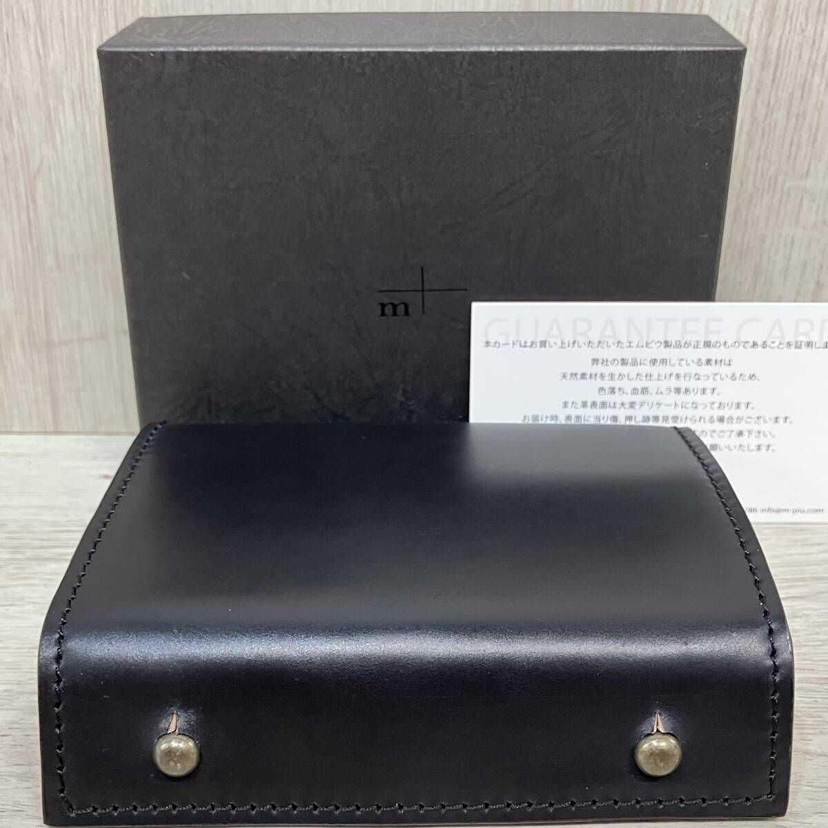 エムピウ M+ ミッレフォリエ　CORDOVAN27 ブラック 楽天市場】エムピウ 財布 折り財布 メンズ レディース 二つ折り財布 折