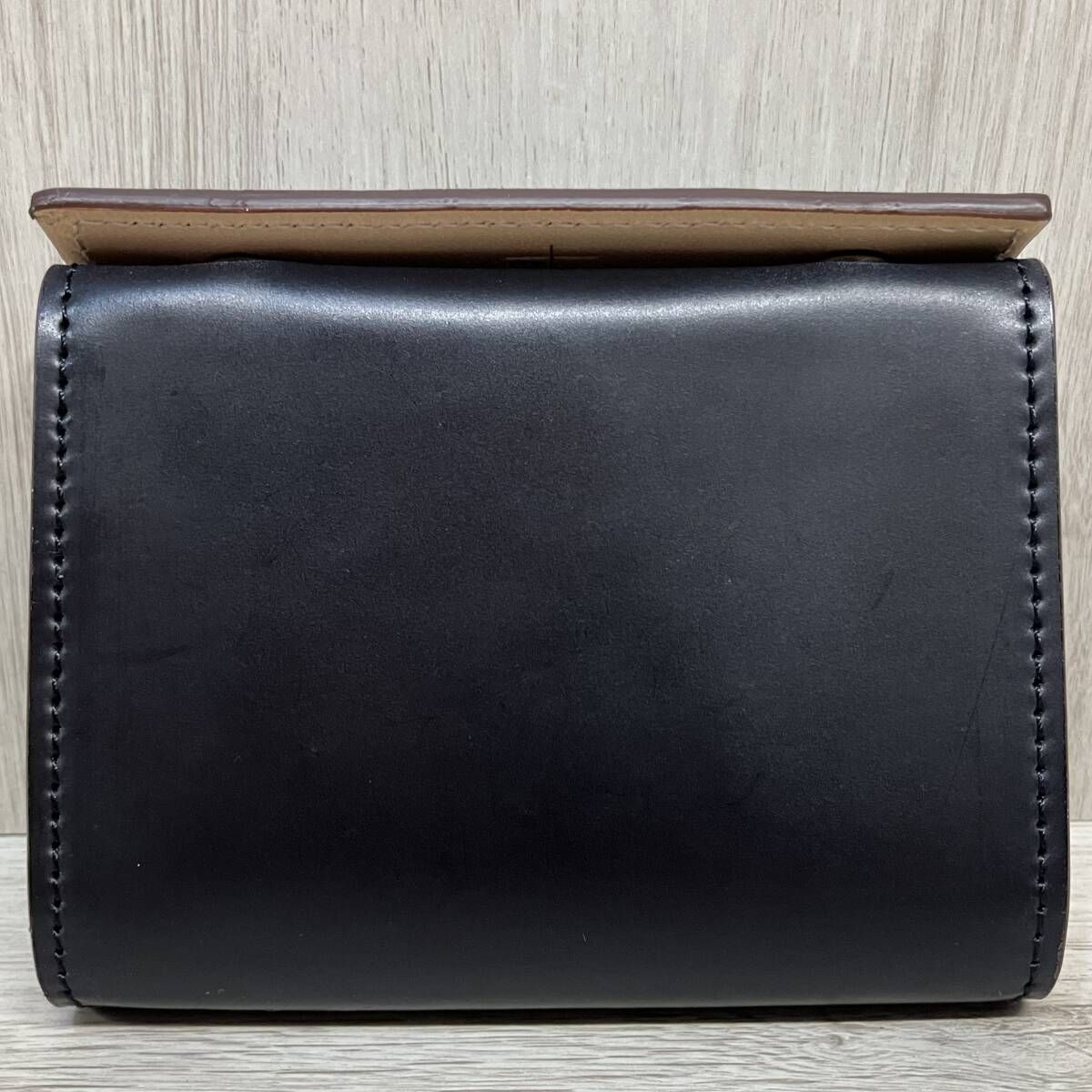 m+ millefoglie Ⅱ CORDOVAN 27 本革 レザー ウォレット 二つ折り