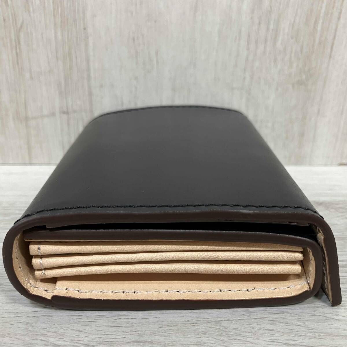 m+ millefoglie Ⅱ CORDOVAN 27 本革 レザー ウォレット 二つ折り