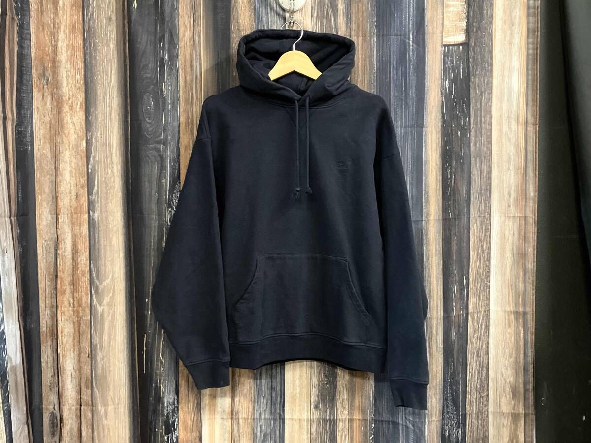 KITH キス パーカー ロゴ刺繍フーディー 24Sモデル サイズXS カラーネイビー