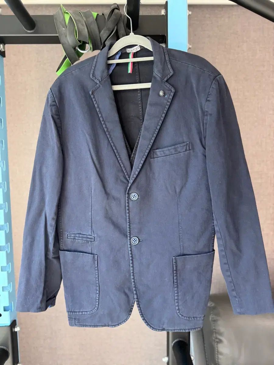 Panicale ネイビー コットン カジュアル ジャケット 54 (105サイズ)