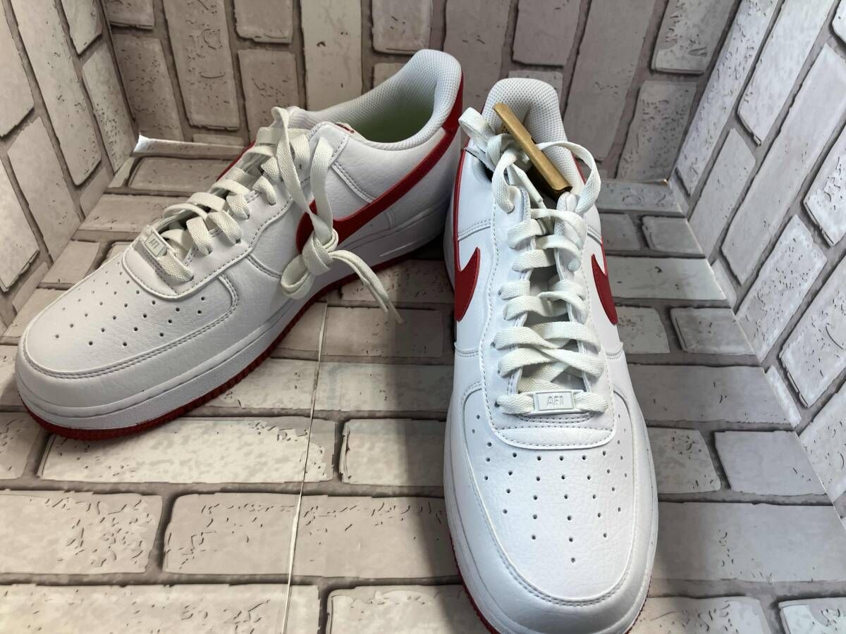 NIKE ナイキ スニーカー DV3808-105 AIR FORCE 1 07 Next Nature サイズ28.5cm スポーツ ホワイト レッド