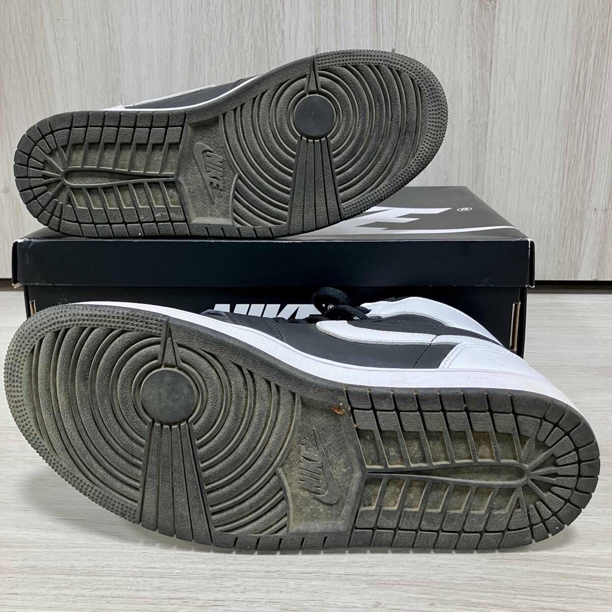 NIKE/スニーカー/エア ジョーダン 1 HIGH OG 白 黒 ナイキ エア 