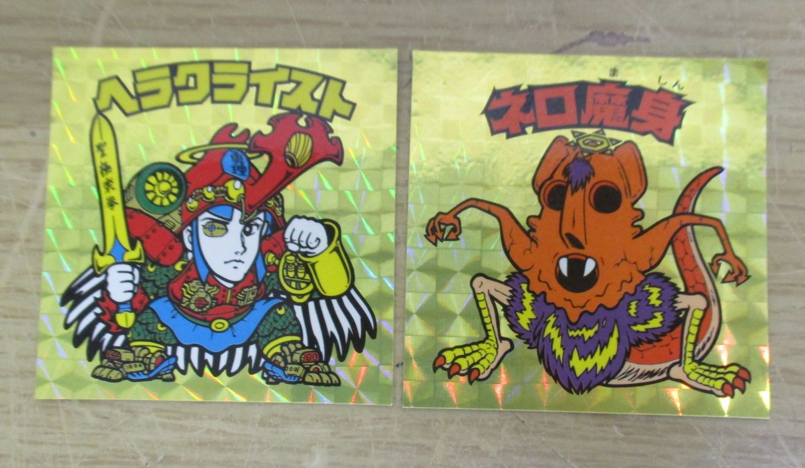 ゆた様ご専用ページ＞ B176 美品あり ビックリマンシール 悪魔VS天使 
