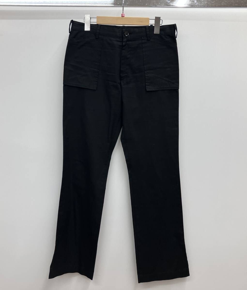 Yohji Yamamoto +NOIR ヨウジヤマモト プリュスノアール スラックス パンツ NY-P12-014 アーカイブ サイズ2 ブラック