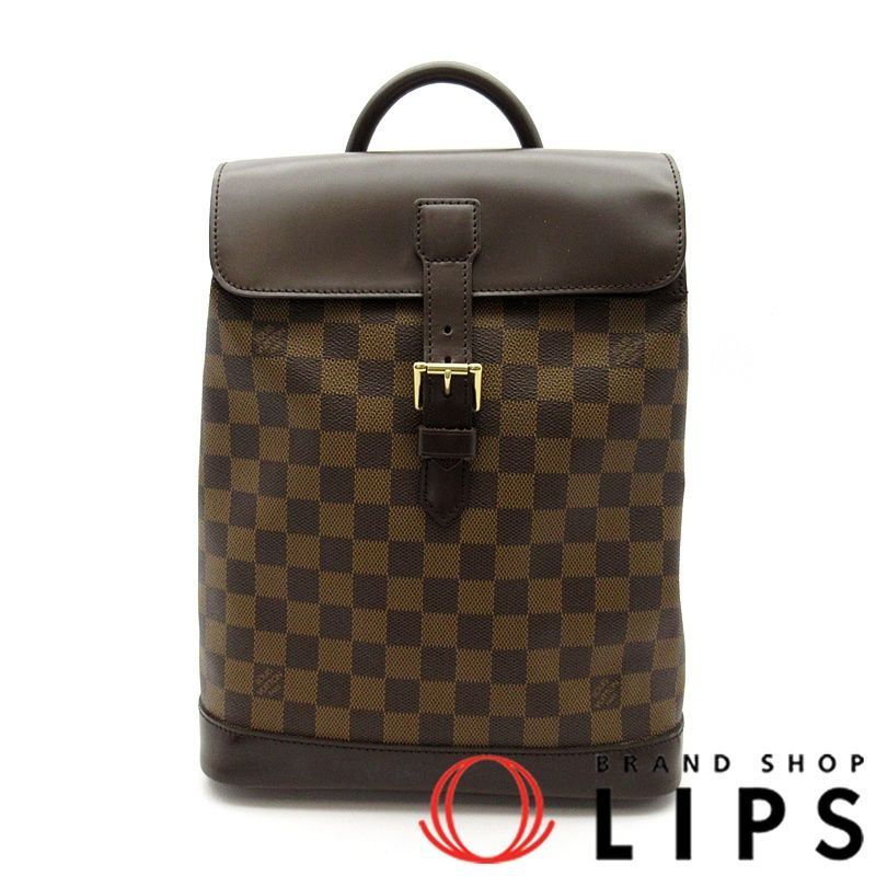 ルイ・ヴィトン ソーホー N51132 ダミエ レディース リュック・デイパック ブラウン 美品 【中古】