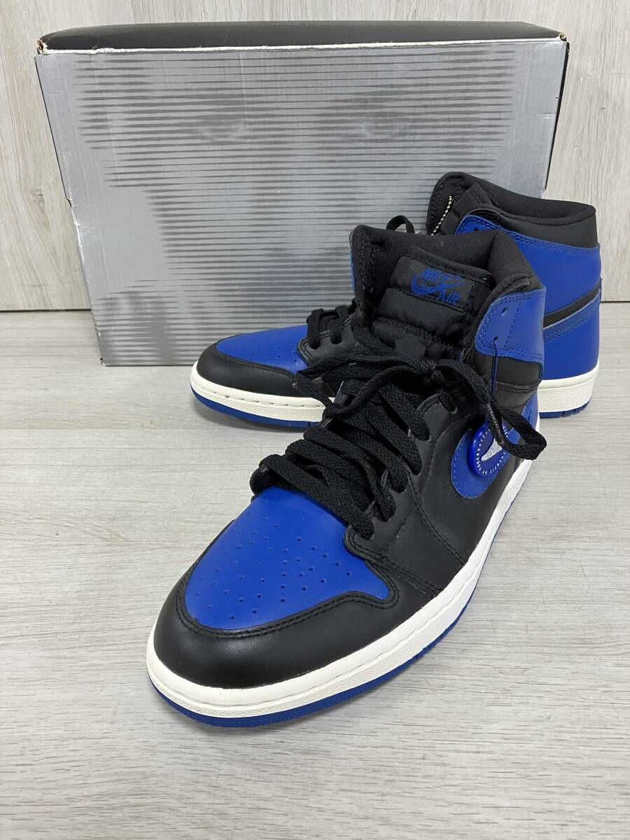 NIKE/ナイキ/スニーカー/AIR JORDAN 1 RETRO HIGH “Royal”2001/ブラック/27.5cm/136066-041/鑑定済み