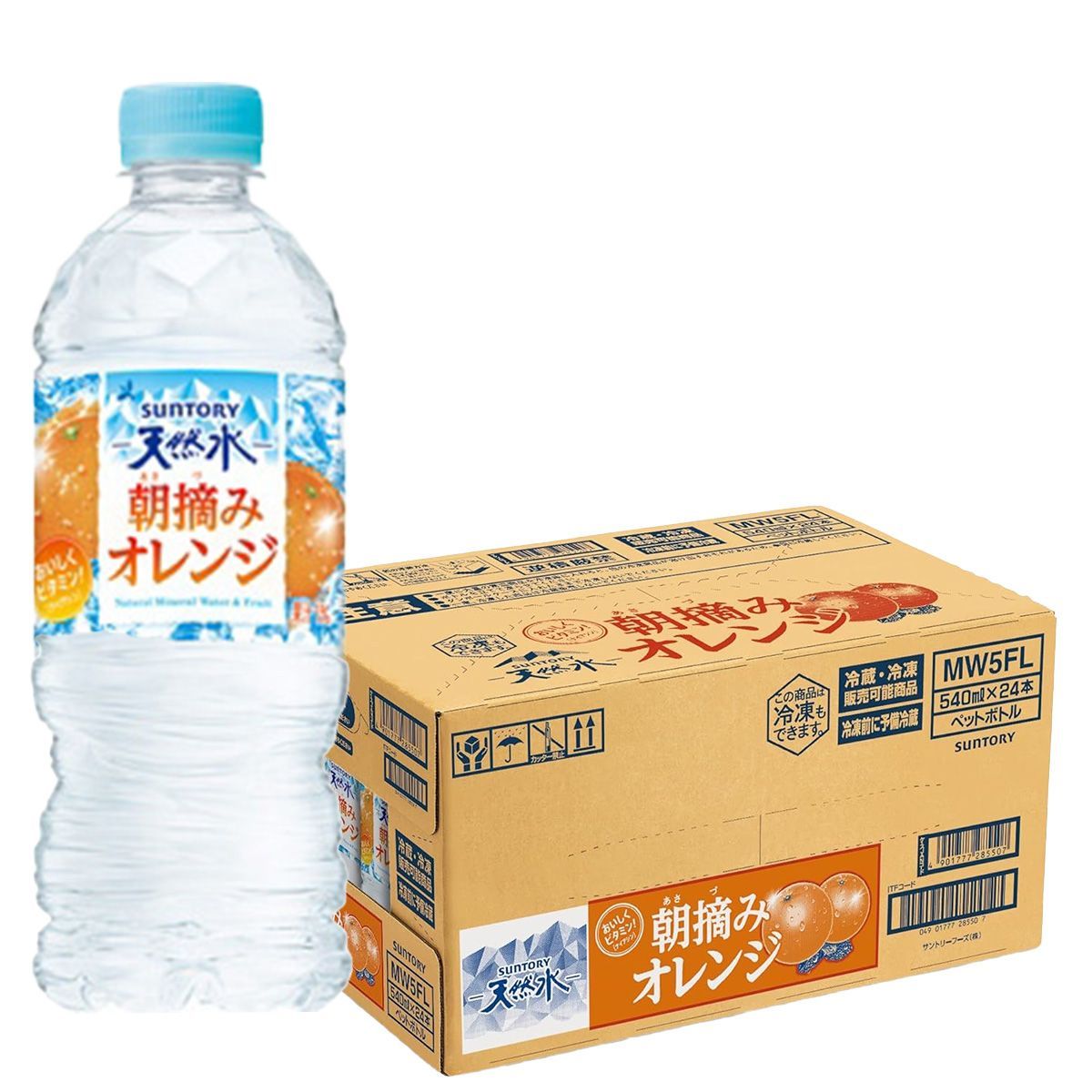 Suntory Natural Water Morning Harvest Orange 540ml x 24 bottles/1 case