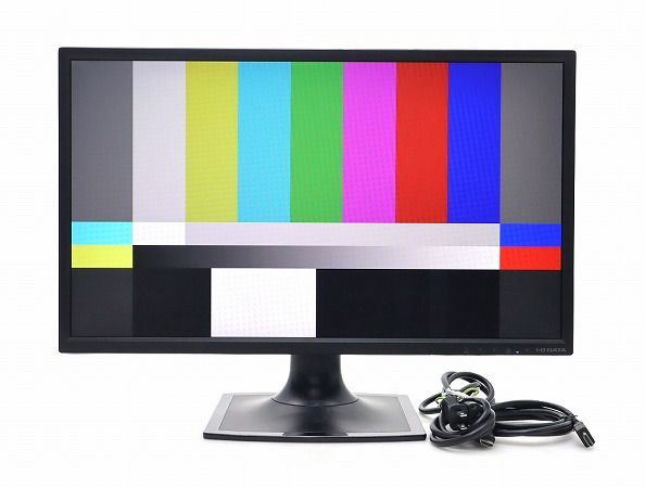 IO DATA LCD-MF244EDSB 23.8インチ非光沢ADSパネル フルHD 1920x1080ドット HDMI/DVI-D/アナログRGB入力 目立つ使用感あり 中古