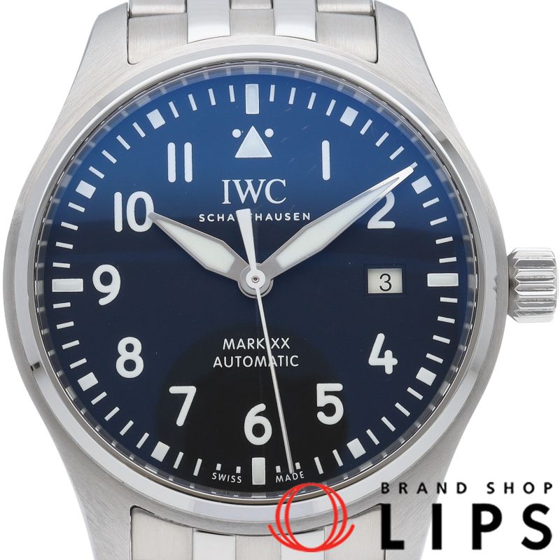 インターナショナルウォッチカンパニー IWC パイロットウォッチ マーク20 IW328202 箱 保証書 SS メンズ時計 ブラ