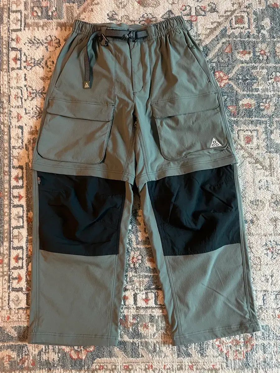ナイキ ACG スミス サミット ジップ カーゴ パンツ クレー グリーン (新品 M)