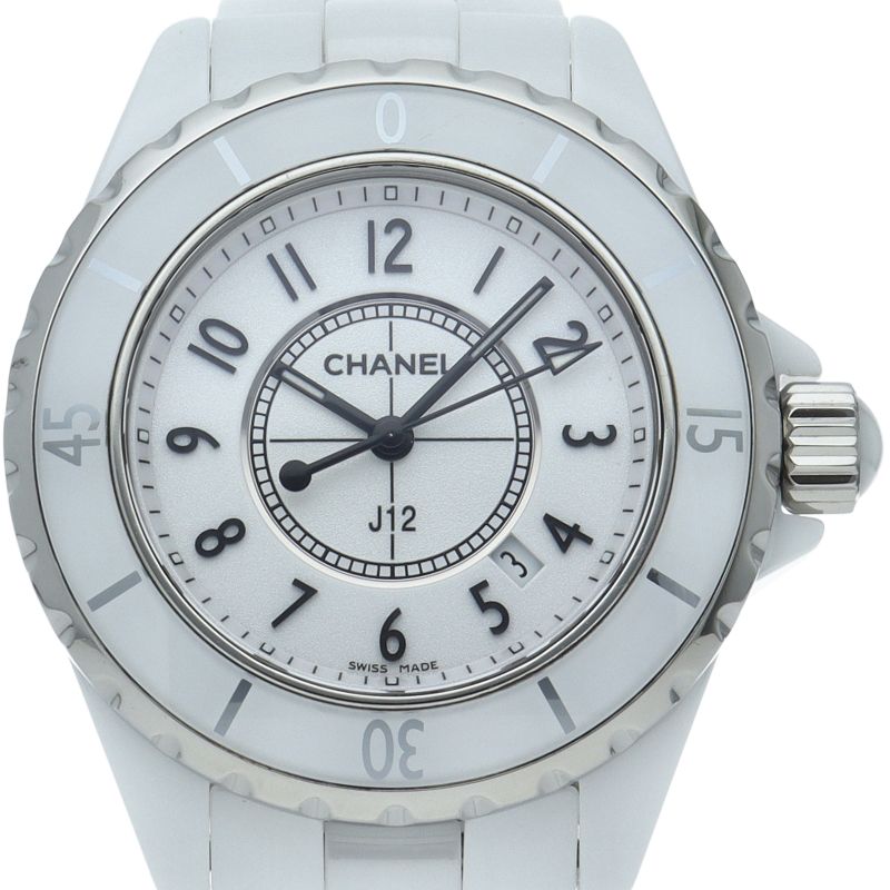 シャネル J12 白セラミック H0968 レディース 中古 腕時計 C20301 | [中古]シャネル J12 ホワイトセラミック 33MM H0968 ホワイト
