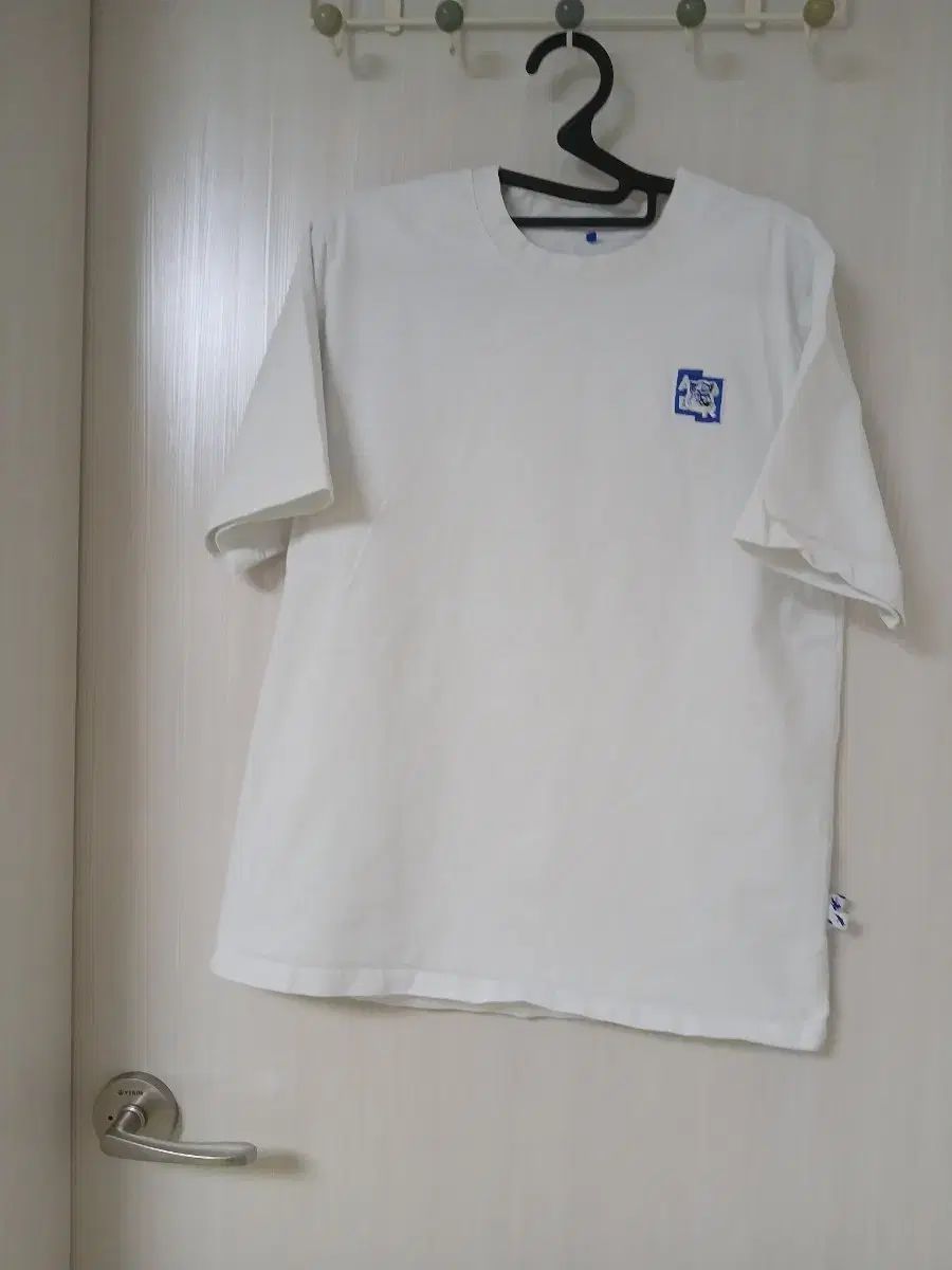 ADER ERROR 白 カラー プリンティング 半袖 Tシャツ