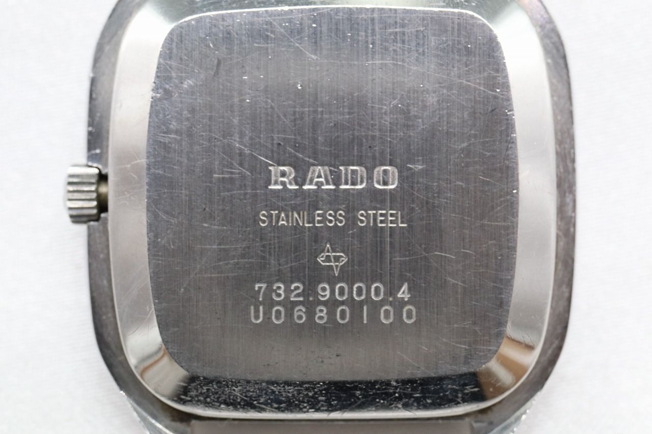 RADOメンズ時計 W304-44】☆難あり☆動作品 電池交換済 RADO Formal ラドー フォーマル