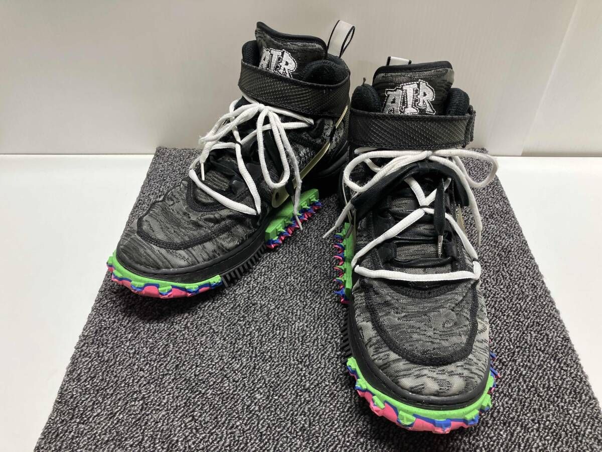 NIKE × OFFWHITE ナイキ/AIR FORCE1 MID SP/DO6290-001 / サイズ27.5cm / グレー