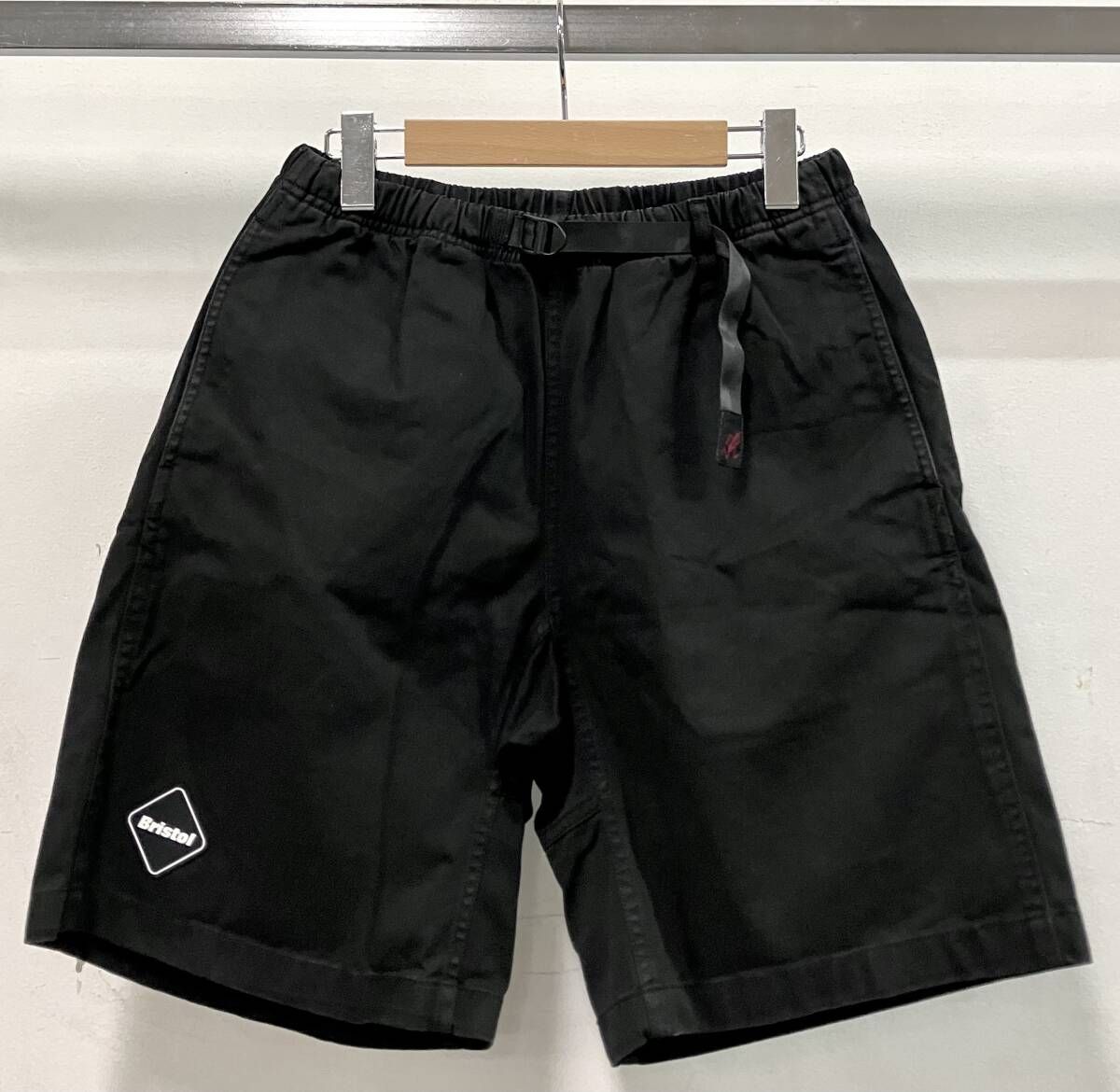 GRAMICCI グラミチ × F.C.R.B. エフシーレアルブリストル GRAMICCI TEAM SHORTS ハーフ綿パン サイズM FCRB-230144 ブラック アウトドア