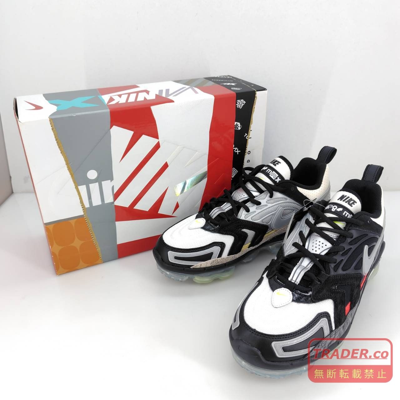 05w21176 ナイキ NIKE エア ヴェイパーマックス エヴォ NRG AIR VAPORMAX EVO ブラック/メタリックシルバー 29.0cm US11 ベトナム製 メンズ スニーカー DD3054-001 【中古品】