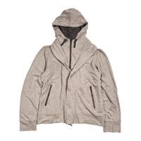 LANVIN en Bleu ランバンオンブルー ショールカラー風 ジップアップ パーカー 50/グレージュ系 メンズ