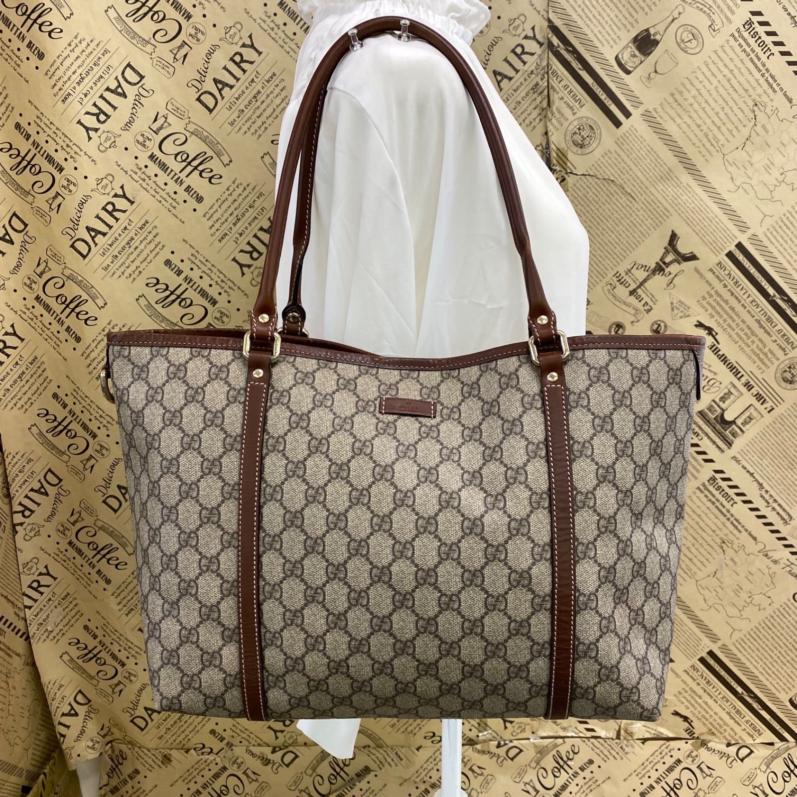 Gucci GGパターン トートバッグ 大きめ GUCCI GGパターン トートバッグ 大容量