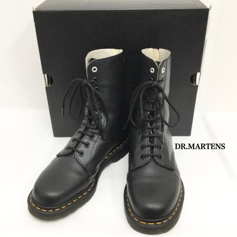 ドクターマーチン Dr.Martens ドクターマーチン 15473001 Y'S 10 EYE ワイズ バックジップ レースアップ ブーツ メンズ UK：8 ISItems【USED】【古着】【中古】50158828