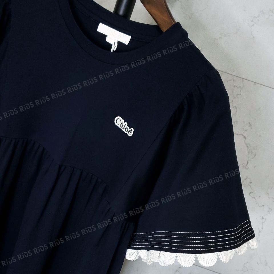 Chloe クロエ キッズ レディースS相当 ミニ丈 ワンピース 160cm 新品 Chloe クロエ キッズ レディースS相当 ミニ丈 ワンピース 160cm 新品